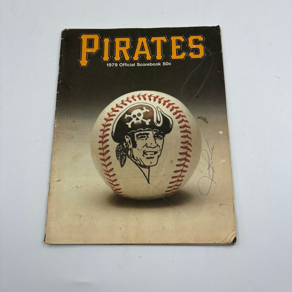 1979 Pittsburgh Pirates Official Scorebook World Series Season 2 Autographs Sign